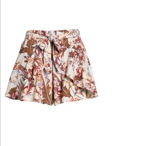 BP Print Tulip Hem Shorts